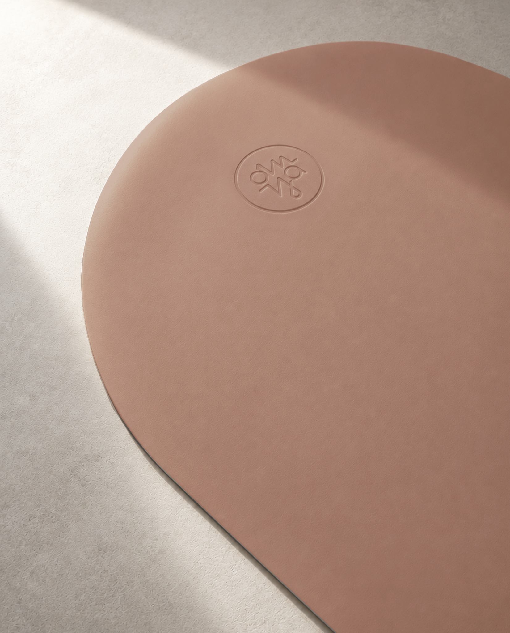 Oval Advanced Grip Yogamatte - Blush