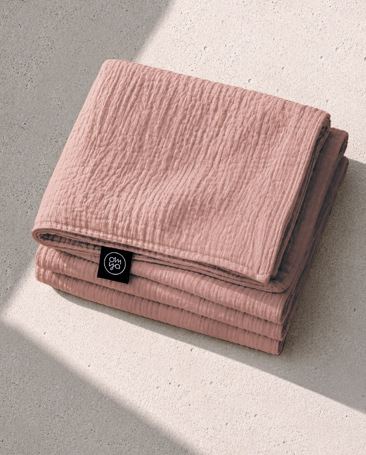 Couverture en mousseline - Blush