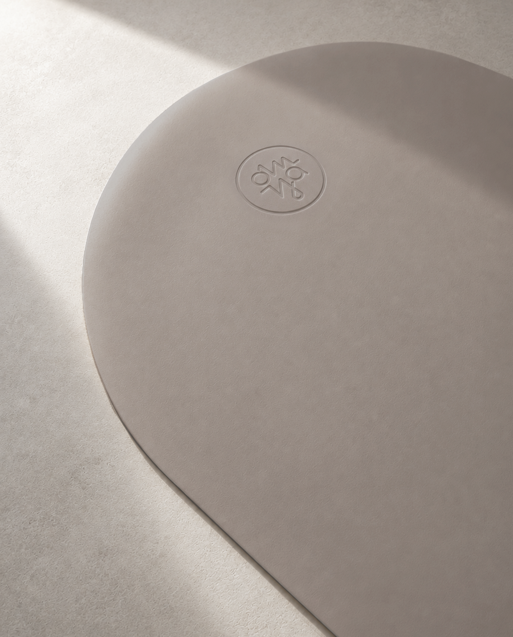 Oval Advanced Grip Yogamatte - Dune