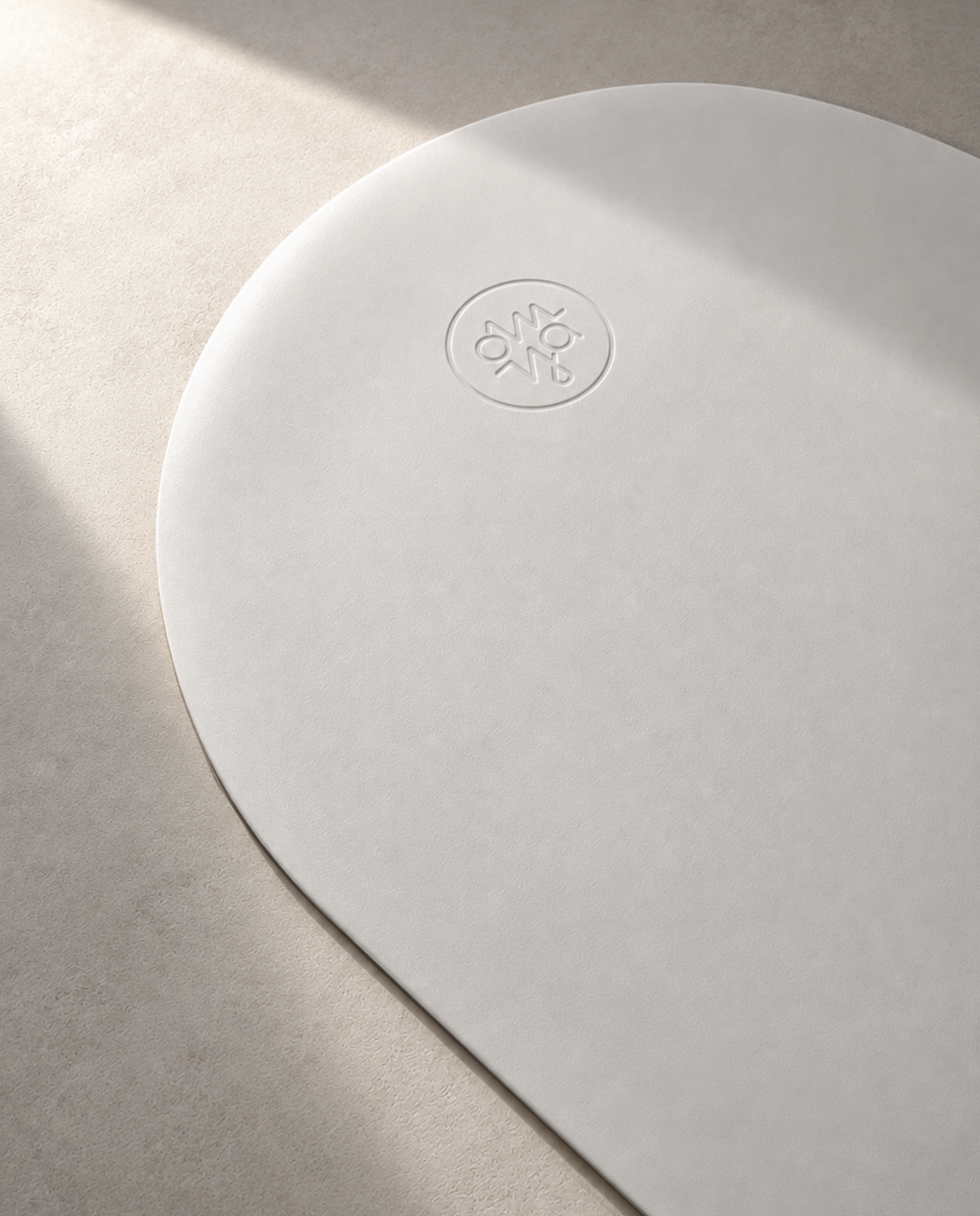 Oval Advanced Grip Yogamatte - Pearl