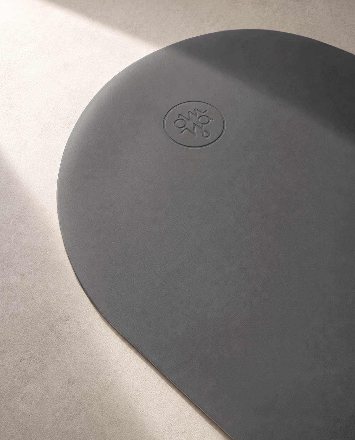 Oval Advanced Grip Yogamatte - Granit