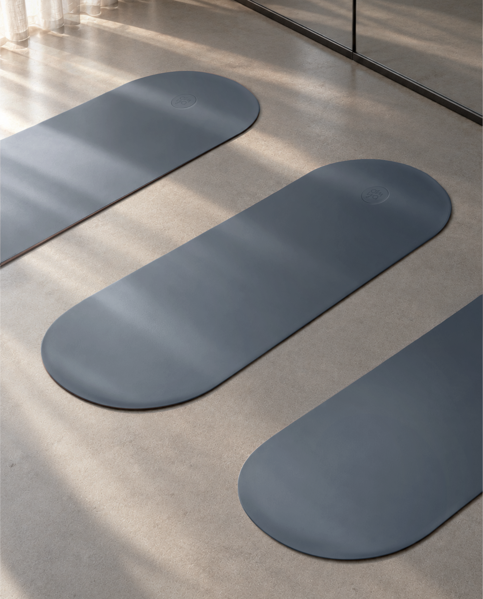 Oval Advanced Grip Yogamatte - Lagoon