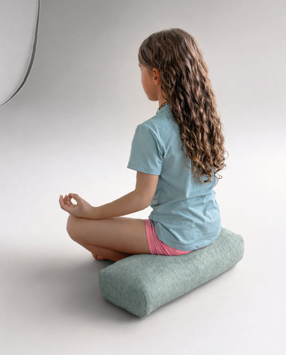 Kids Bolster - Aqua Cord